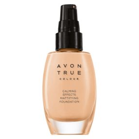   Avon True bőrnyugtató hatású, mattító alapozó 30 ml Nude árnyalat