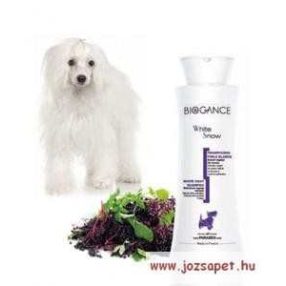   Biogance white snow sampon fehér szőrű kutyának és macskáknak 1000ml