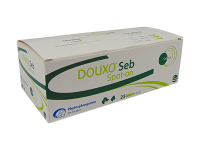 Douxo Seb Spot-On bőrápoló pipetta kutyáknak és macskáknak (25x2 ml)