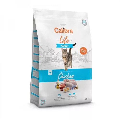 Calibra Cat Life Adult Chicken macskatáp 1,5kg