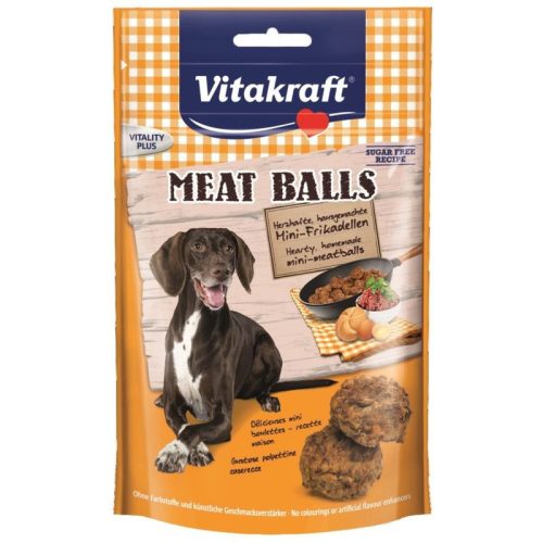 Vitakraft Meat Balls Kutya Jutalomfalat Húsgolyók 80g