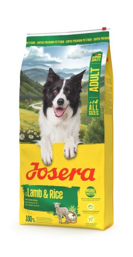 Josera Lamb&Rice Gluténmentes, Csirkementes kutyatáp 12.5kg 