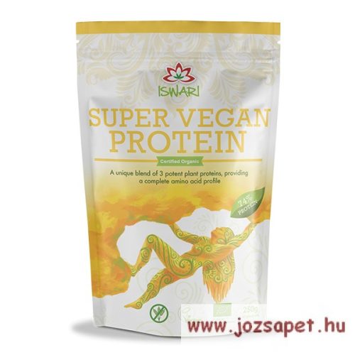 Iswari Bio Super Vegan Fitness Protein, Fehérje 250g