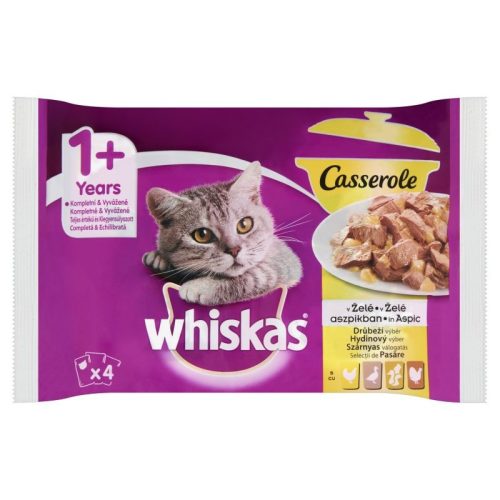 Whiskas alutasak 4-pack Pure Delight Baromfi aszpikban  4x85g