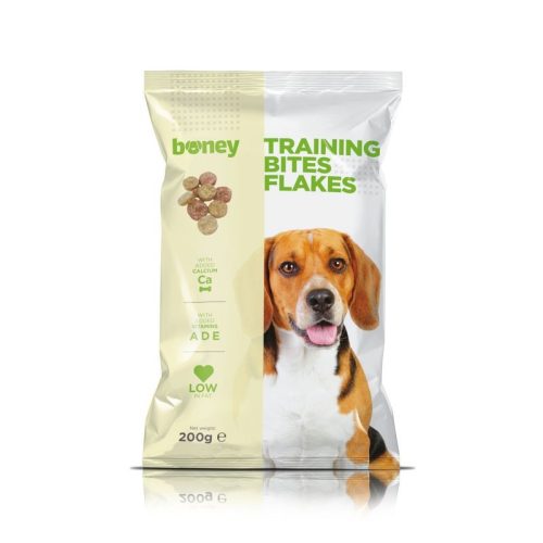 Boney Jutalomfalat Training Bites Flakes 200g