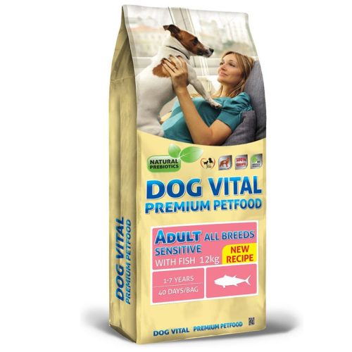 Dog Vital Adult Sensitive All Breeds Fish 12kg