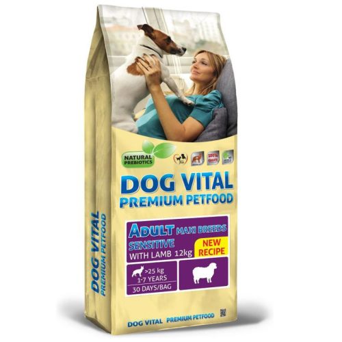 Dog Vital Adult Sensitive Maxi Breeds Lamb 12kg