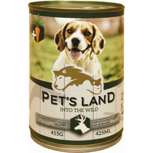 Pet s Land Dog Konzerv Vadhús répával 415g