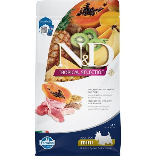 N&D Dog Grain Free bárány & áfonya sütőtökkel puppy mini 2,5kg