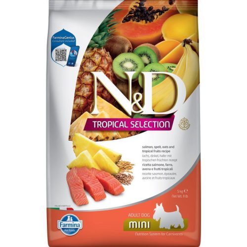 N&D Tropical Selection Dog Salmon Adult Mini 5kg