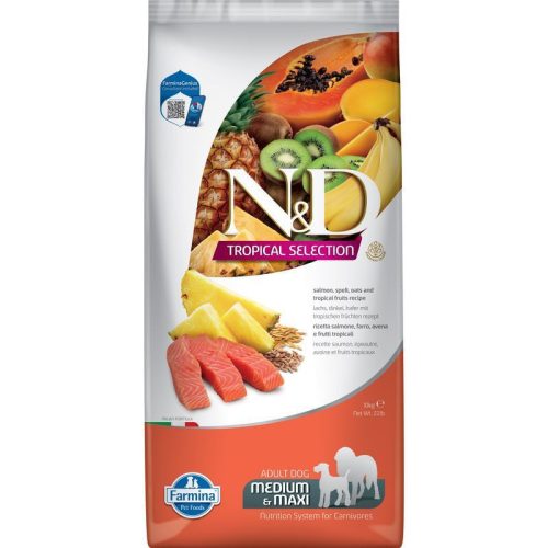 N&D Tropical Selection Dog Salmon Adult medium/maxi 10kg