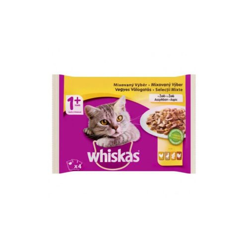 Whiskas alutasak 4-pack baromfi válogatás aszpikban  4x85g