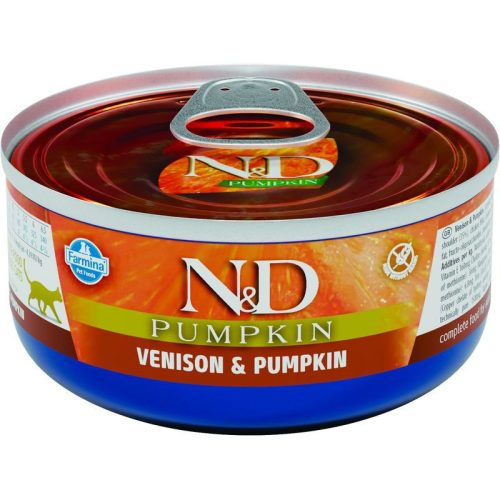 N&D Cat Pumpkin konzerv szarvas&sütőtök 80g