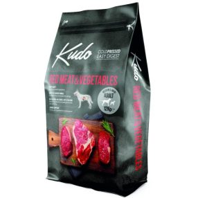   Kudo Low Grain Adult Red Meat/Vegetable Medium/Maxi száraz kutyatáp vörös hús, zöldség 12kg 