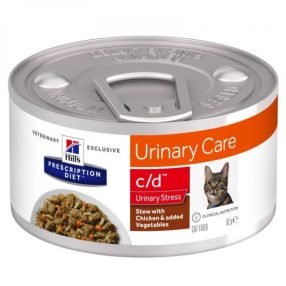   Hills Pescription Diet Feline C/D Multicare Urinary Stress 82 g - a stressz okozta Idiopatikus