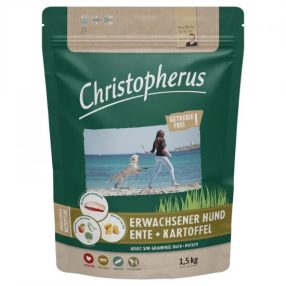   Christopherus Dog Adult Grainfree Kacsa és burgonya Small & medium 1,5kg