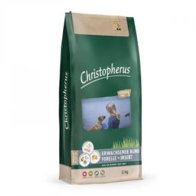   Christopherus Dog Adult Grain Free Pisztráng és rovar Small & medium 12kg