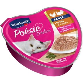   Vitakraft Poésie Macska Alutál Csirke & Pulyka Szószban 85g