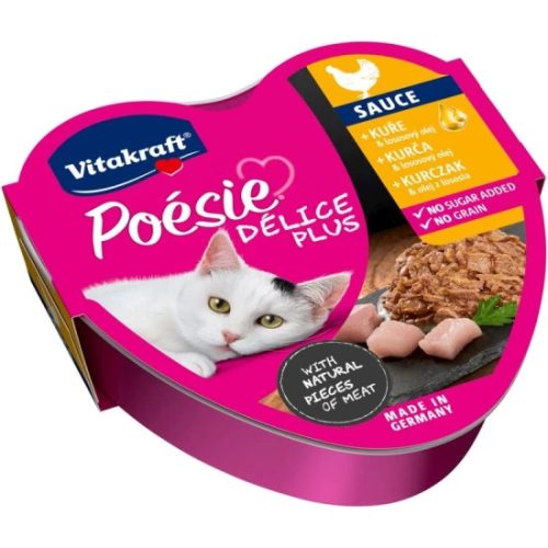 Vitakraft Poésie Delice Plus Macska Alutál Csirke 85g