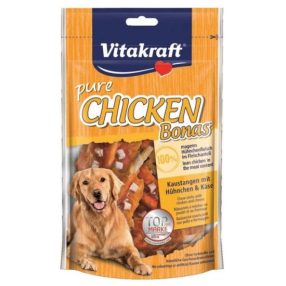   Vitakraft Chicken Bonas Kutya Jutalomfalat Csirkés és Sajtos 80g
