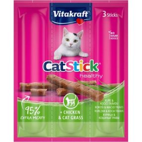  Vitakraft Cat Stick Jutalomfalat Mini Csirke & Macskafű 3x6g