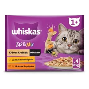   Whiskas alutasak Tasty Mix Krémes kreációk  12x85g Multipack
