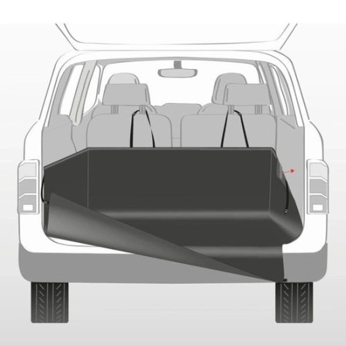 Trixie Autó Csomagtartóba Védőhuzat 1,64×1,25m fekete