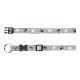 Trixie Nyakörv Reflect Fényvisszaverő Tappancsos Szürke/Fekete Xs-S 22-35cm/15mm