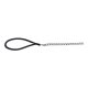 Trixie láncos póráz nylon fogóval 1,1m/2mm fekete