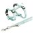 Trixie Hám pórázzal Junior & Puppy M–L: 27–45 cm/10 mm, 2m, menta