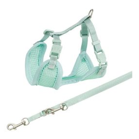   Trixie Junior Puppy Soft Szett Hám+póráz 26–34 cm/10mm 2m menta