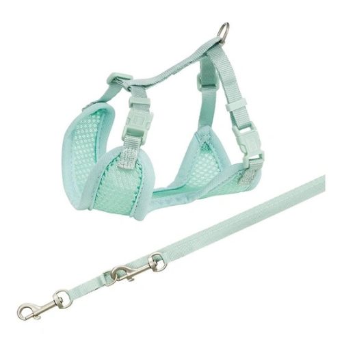 Trixie Junior Puppy Soft Szett Hám+póráz 26–34 cm/10mm 2m menta