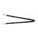 Trixie Premium póráz kettős vezetővel XS–M 40–70 cm/15mm fekete