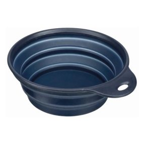   Trixie összecsukható szilikon tál utazáshoz tömör peremmel 0,5l/14cm