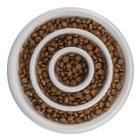   Trixie Tál Műanyag/TPR Evéslassító, 0,45 l/o 23 cm, Szürke