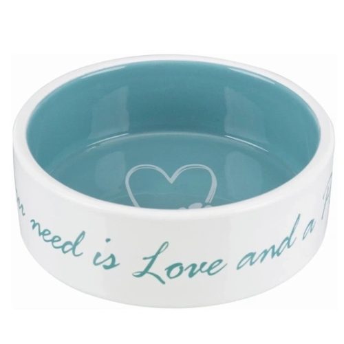 Trixie Pet's Home kerámia tál 0,3l/12cm krém/világos kék