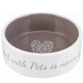 Trixie Pet's Home kerámia tál 0,3l/12cm krém/barna