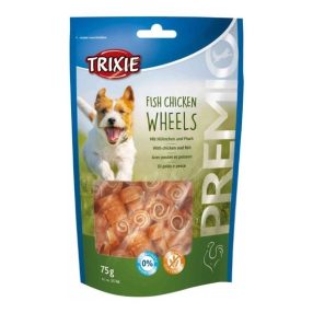 Trixie Jutalomfalat Premio hal+csirke gyűrűk 75g