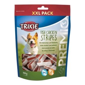   Trixie Jutalomfalat Premio hal+csirke csíkok XXL csomag 300g