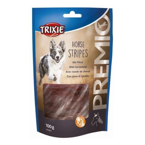 Trixie Jutalomfalat Premio Lóhús Csíkok 11cm, 100g