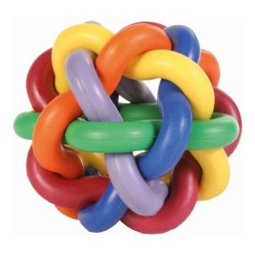 Trixie Játék Gumi Csomós Labda 10cm