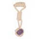 Trixie Játék labda kötélből fogóval 6cm/23cm