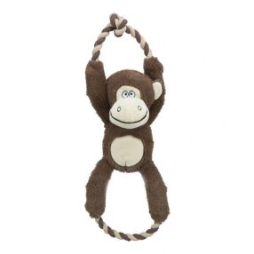 Trixie Játék plüss majom kötéllel 40cm