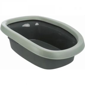   Macska WC Be Eco Carlo Peremes 38x17x58cm Antracit/Szürke-Zöld