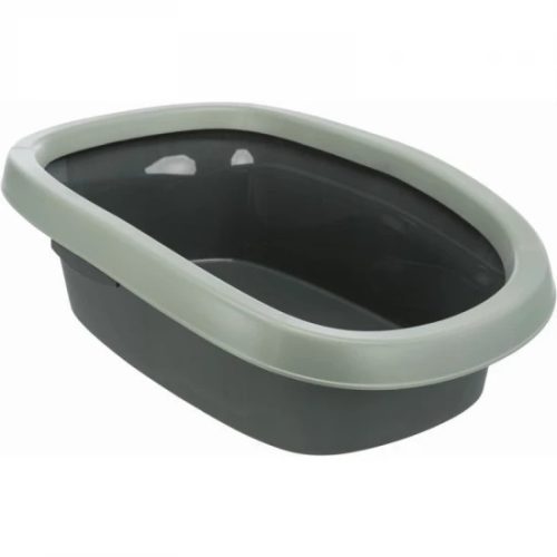 Macska WC Be Eco Carlo Peremes 38x17x58cm Antracit/Szürke-Zöld