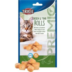   Trixie Jutalomfalat Premio Macskának Csirke és Tonhal Roll 50g