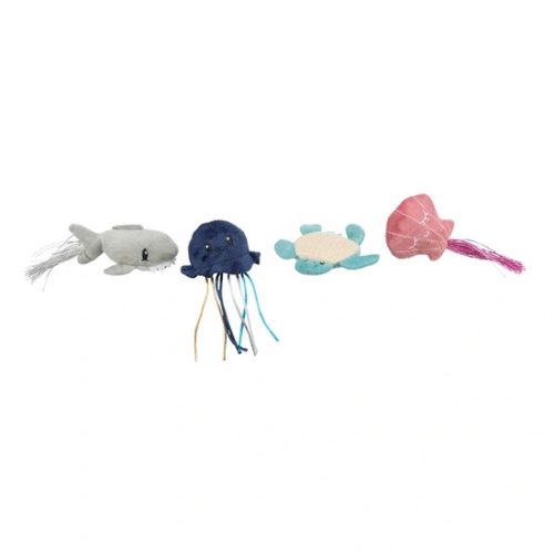 Játék Tengeri Állatok, Plüss, Macskamentával, 5-8cm