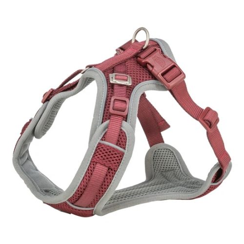 Trixie Hám Premium FlexMesh, S–M: 48–69 cm / 20 mm, sangria