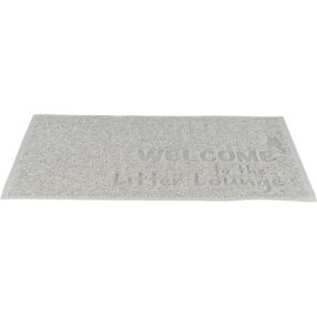   Trixie Macska alomtálca szőnyeg, PVC, 40 × 60 cm, világosszürke