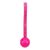 Játék Soft & Strong labda pánttal TPR, 27cm rózsaszín